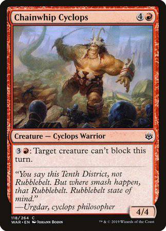 Chainwhip Cyclops [War of the Spark] - Destination Retro