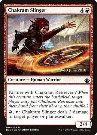 Chakram Slinger [Battlebond Promos] - Destination Retro