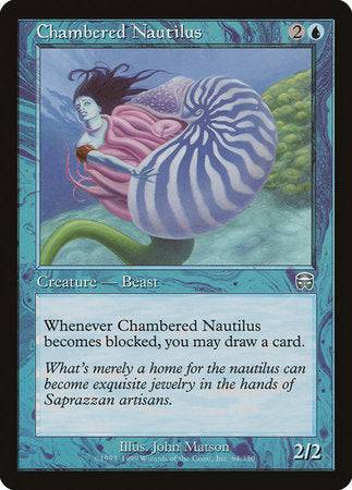 Chambered Nautilus [Mercadian Masques] - Destination Retro