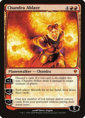 Chandra Ablaze [Zendikar] - Destination Retro