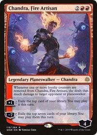 Chandra, Fire Artisan [Promo Pack: Throne of Eldraine] - Destination Retro