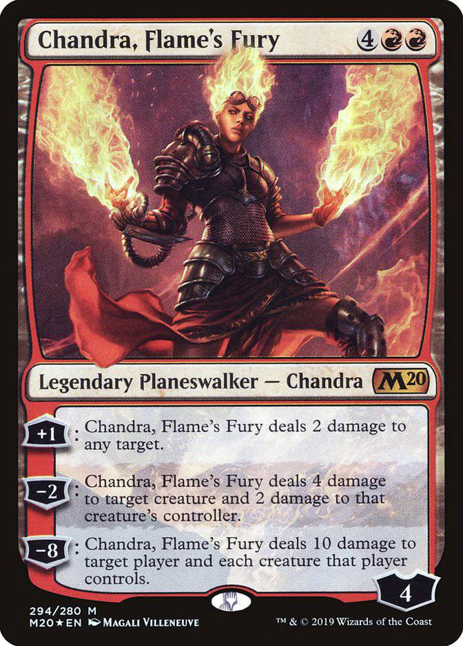 Chandra, Flame's Fury [Core Set 2020] - Destination Retro