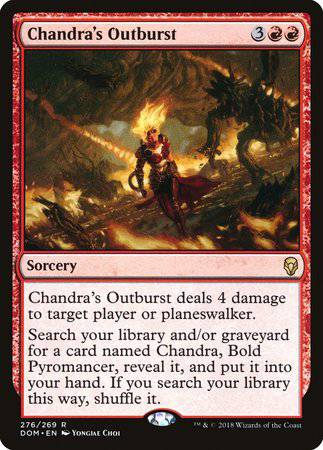 Chandra's Outburst [Dominaria] - Destination Retro