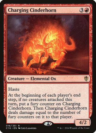 Charging Cinderhorn [Commander 2016] - Destination Retro