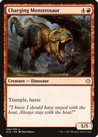 Charging Monstrosaur [Ixalan] - Destination Retro