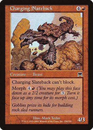 Charging Slateback [Onslaught] - Destination Retro