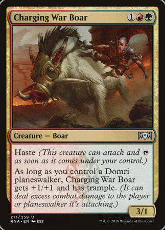 Charging War Boar [Ravnica Allegiance] - Destination Retro