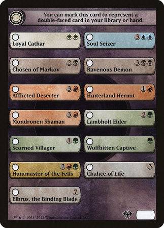 Checklist Card - Dark Ascension [Dark Ascension Tokens] - Destination Retro