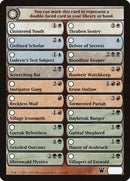 Checklist Card - Innistrad [Innistrad Tokens] - Destination Retro