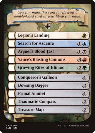 Checklist Card - Ixalan [Ixalan Tokens] - Destination Retro