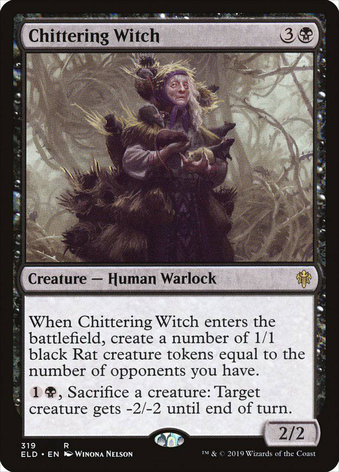 Chittering Witch [Throne of Eldraine] - Destination Retro