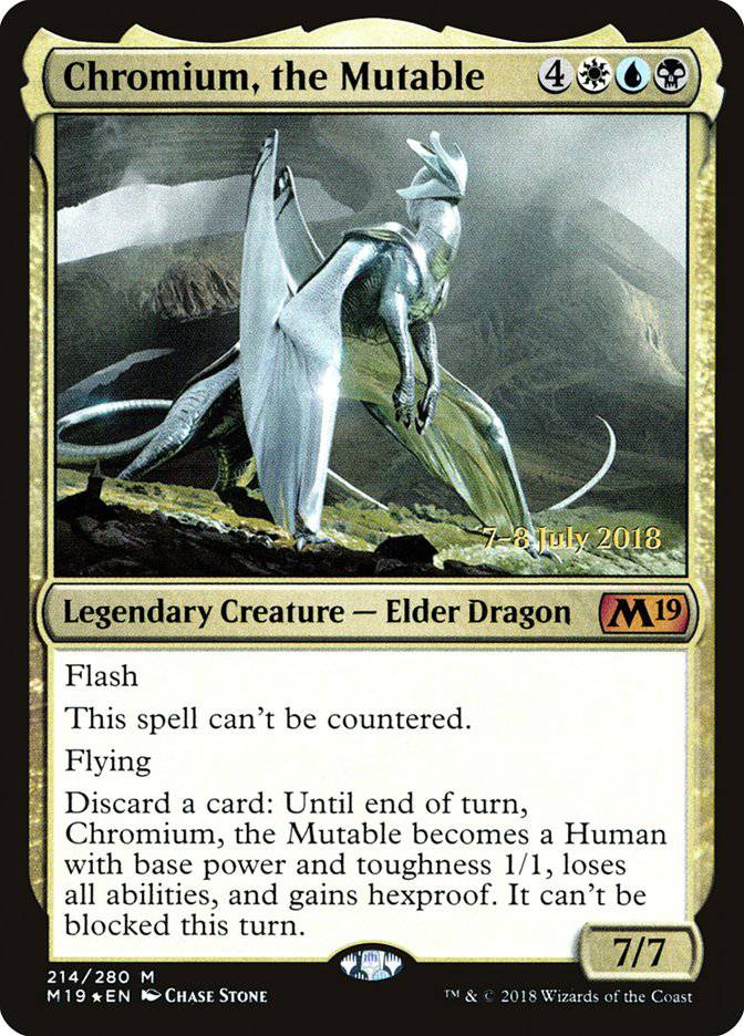 Chromium, the Mutable  [Core Set 2019 Prerelease Promos] - Destination Retro