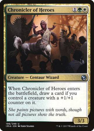 Chronicler of Heroes [Iconic Masters] - Destination Retro