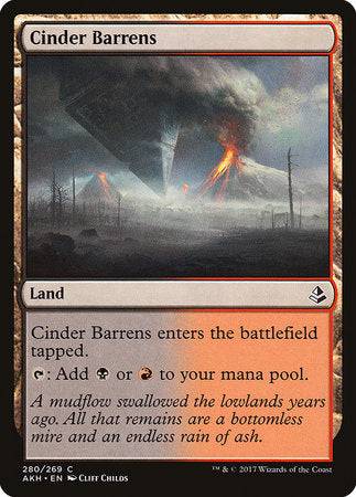 Cinder Barrens [Amonkhet] - Destination Retro