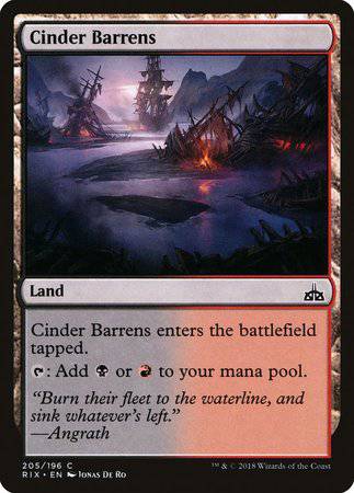 Cinder Barrens [Rivals of Ixalan] - Destination Retro