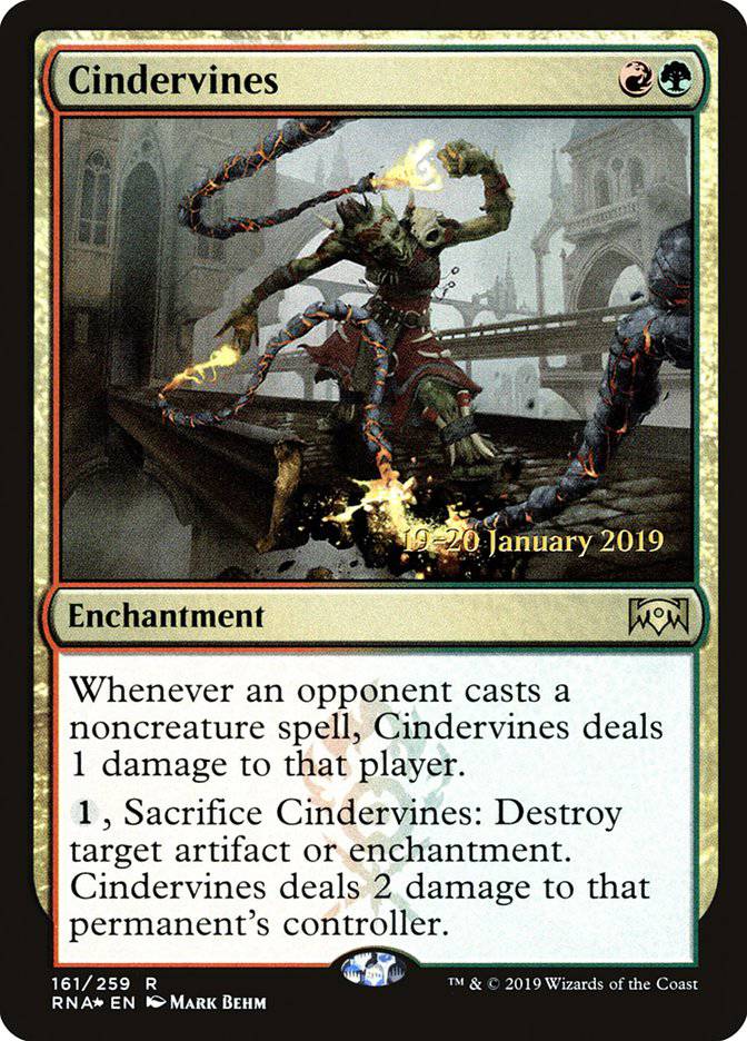 Cindervines [Ravnica Allegiance Prerelease Promos] - Destination Retro