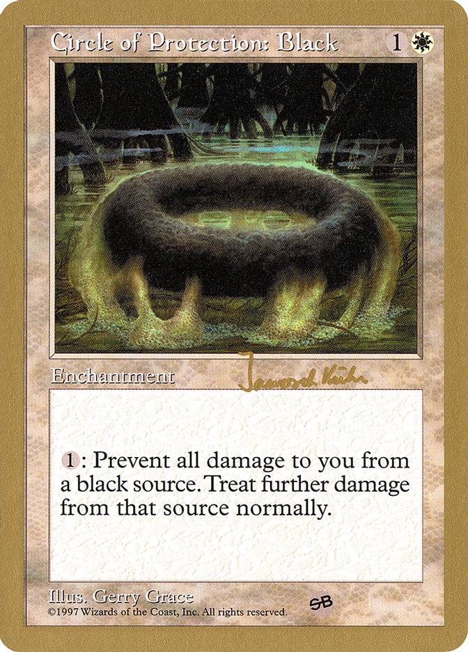 Circle of Protection: Black (Janosch Kuhn) (SB) [World Championship Decks 1997] - Destination Retro