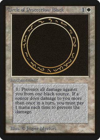 Circle of Protection: Black [Limited Edition Beta] - Destination Retro