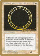 Circle of Protection: Black (Shawn "Hammer" Regnier) (SB) [Pro Tour Collector Set] - Destination Retro