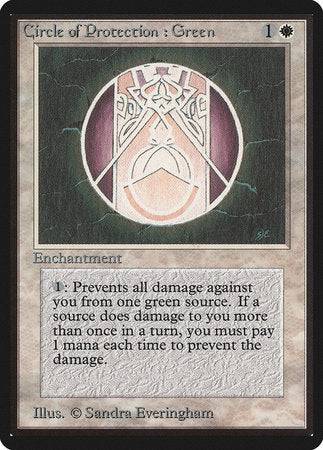 Circle of Protection: Green [Limited Edition Beta] - Destination Retro