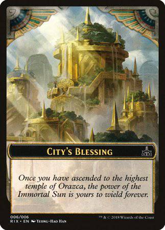 City's Blessing Token (006) [Rivals of Ixalan Tokens] - Destination Retro