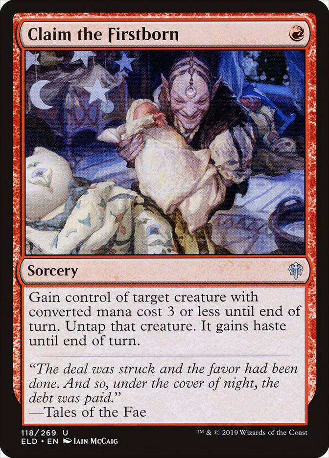 Claim the Firstborn [Throne of Eldraine] - Destination Retro