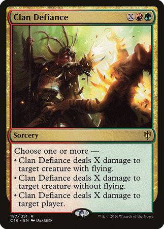 Clan Defiance [Commander 2016] - Destination Retro