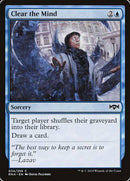 Clear the Mind [Ravnica Allegiance] - Destination Retro