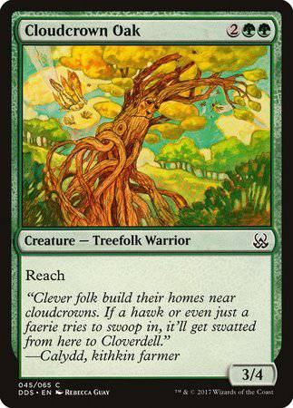 Cloudcrown Oak [Duel Decks: Mind vs. Might] - Destination Retro