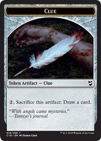 Clue // Construct (021) Double-sided Token [Commander 2018 Tokens] - Destination Retro