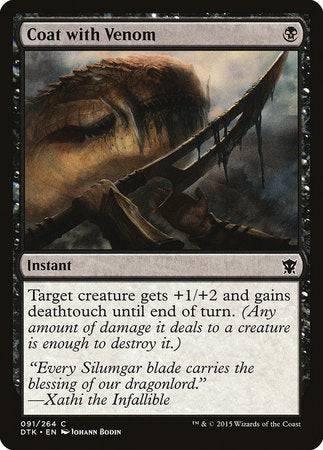 Coat with Venom [Dragons of Tarkir] - Destination Retro