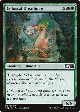 Colossal Dreadmaw [Core Set 2019] - Destination Retro