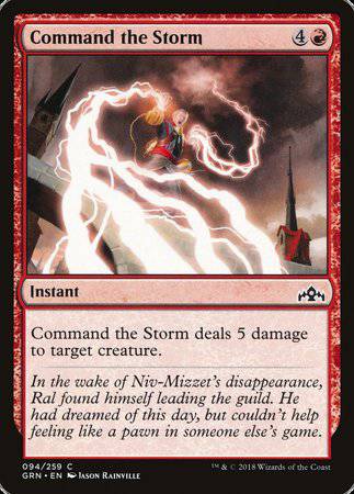 Command the Storm [Guilds of Ravnica] - Destination Retro