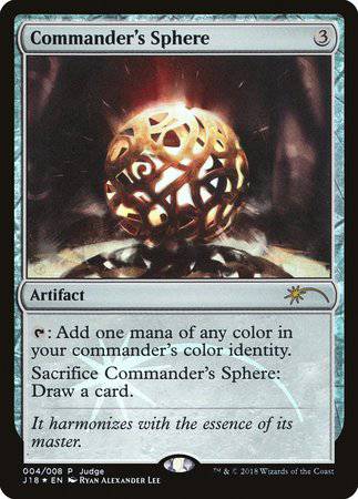 Commander's Sphere [Judge Gift Cards 2018] - Destination Retro