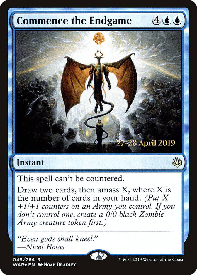 Commence the Endgame  [War of the Spark Prerelease Promos] - Destination Retro