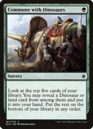 Commune with Dinosaurs [Ixalan] - Destination Retro