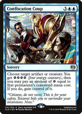 Confiscation Coup [Kaladesh Promos] - Destination Retro