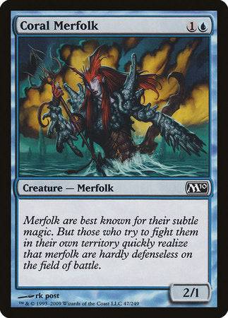 Coral Merfolk [Magic 2010] - Destination Retro