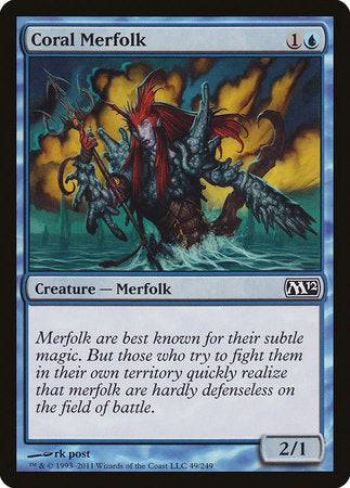 Coral Merfolk [Magic 2012] - Destination Retro