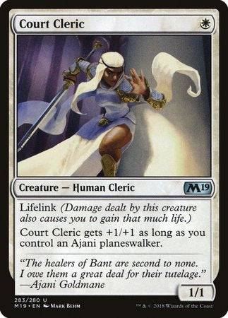 Court Cleric [Core Set 2019] - Destination Retro