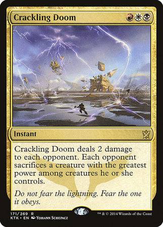 Crackling Doom [Khans of Tarkir] - Destination Retro