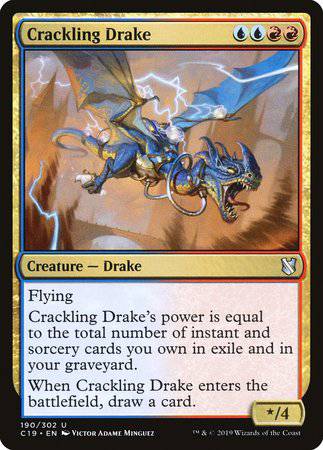Crackling Drake [Commander 2019] - Destination Retro