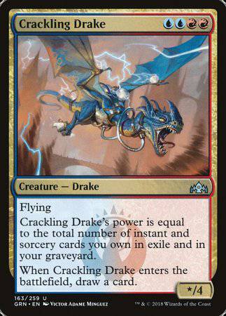 Crackling Drake [Guilds of Ravnica] - Destination Retro