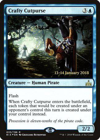 Crafty Cutpurse [Rivals of Ixalan Promos] - Destination Retro