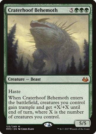 Craterhoof Behemoth [Modern Masters 2017] - Destination Retro