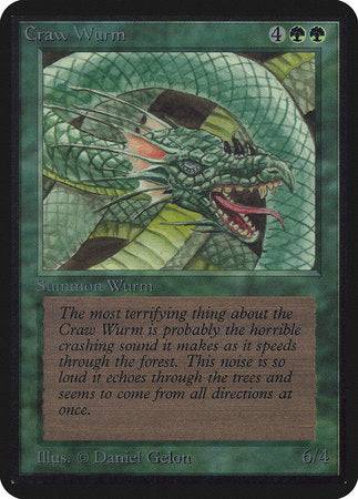 Craw Wurm [Limited Edition Alpha] - Destination Retro