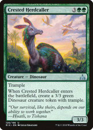 Crested Herdcaller [Rivals of Ixalan] - Destination Retro