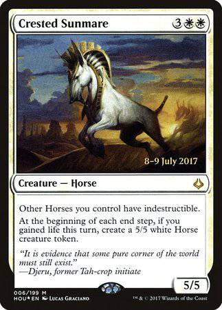 Crested Sunmare [Hour of Devastation Promos] - Destination Retro
