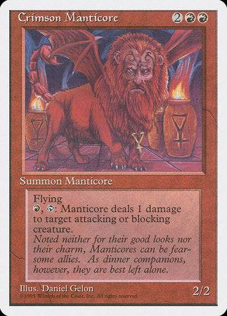 Crimson Manticore [Fourth Edition] - Destination Retro