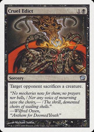 Cruel Edict [Ninth Edition] - Destination Retro